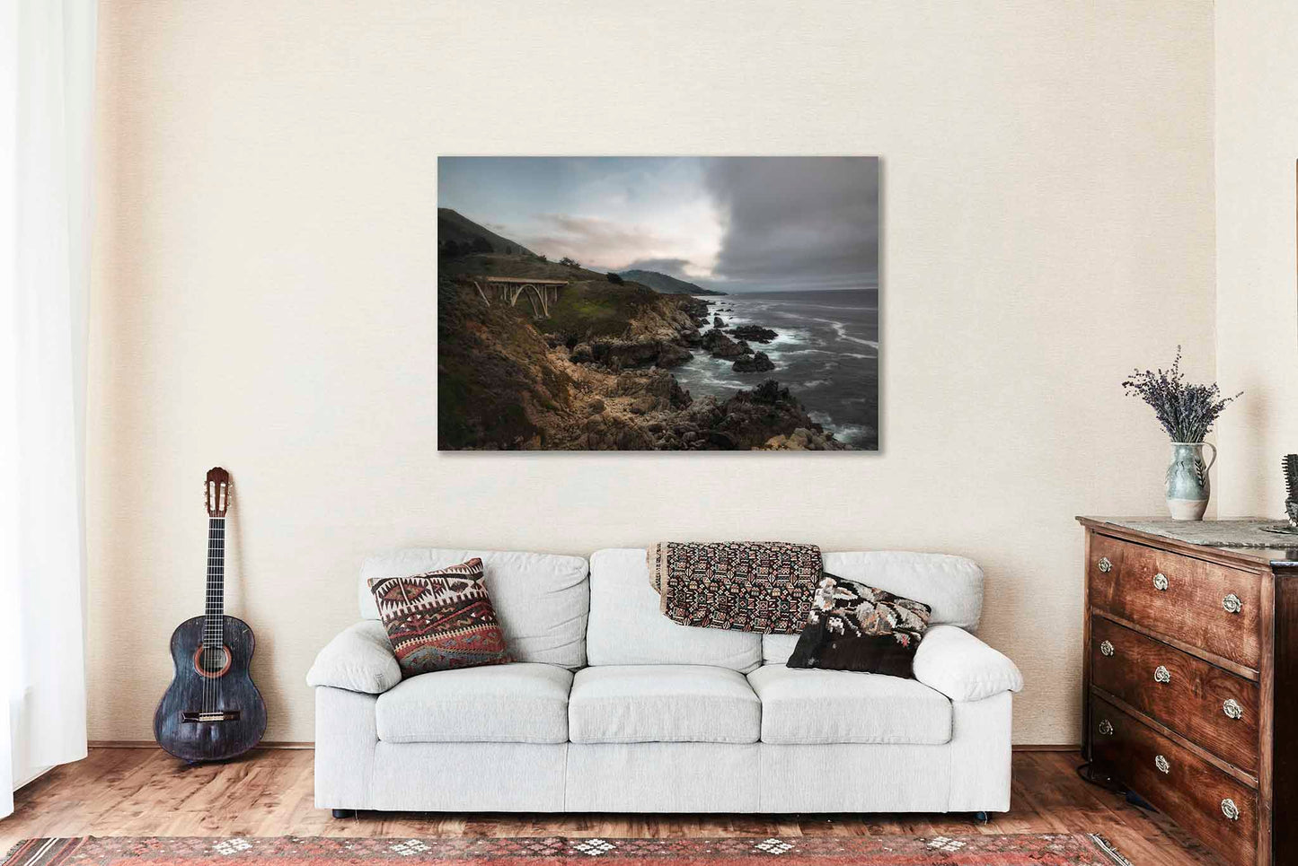 Bixby Bridge Canvas | Big Sur Gallery Wrap | Highway 1 Photography | California Seascape Wall Art | West Coast Decor | Ready to Hang