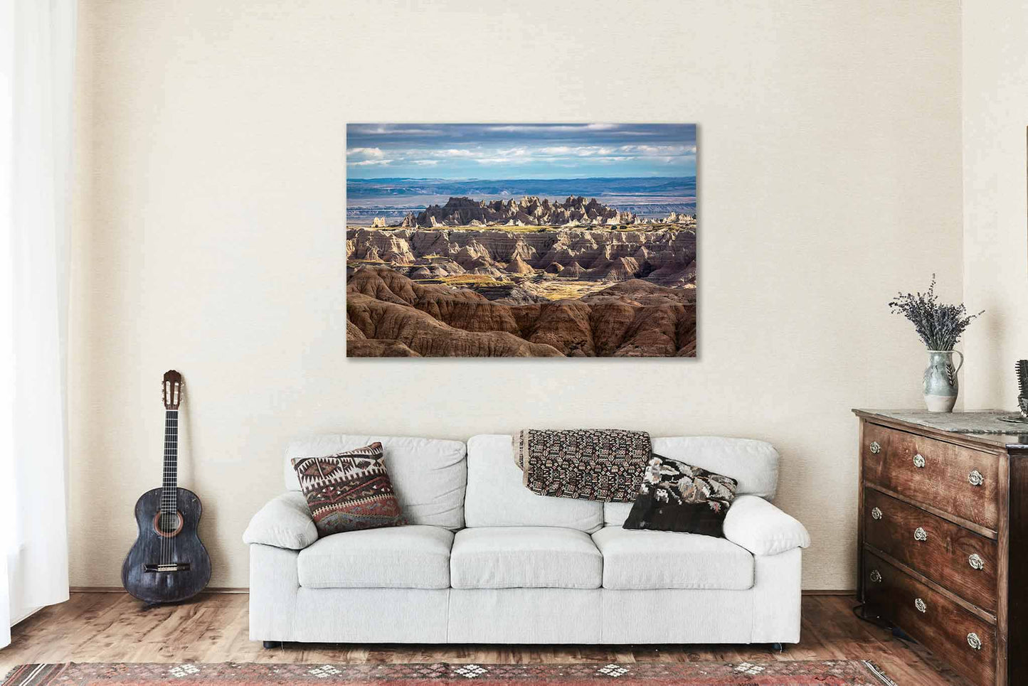 Badlands National Park Canvas | Spires Gallery Wrap | Northern Plains Photography | South Dakota Landscape Wall Art | Western Decor | Ready to Hang