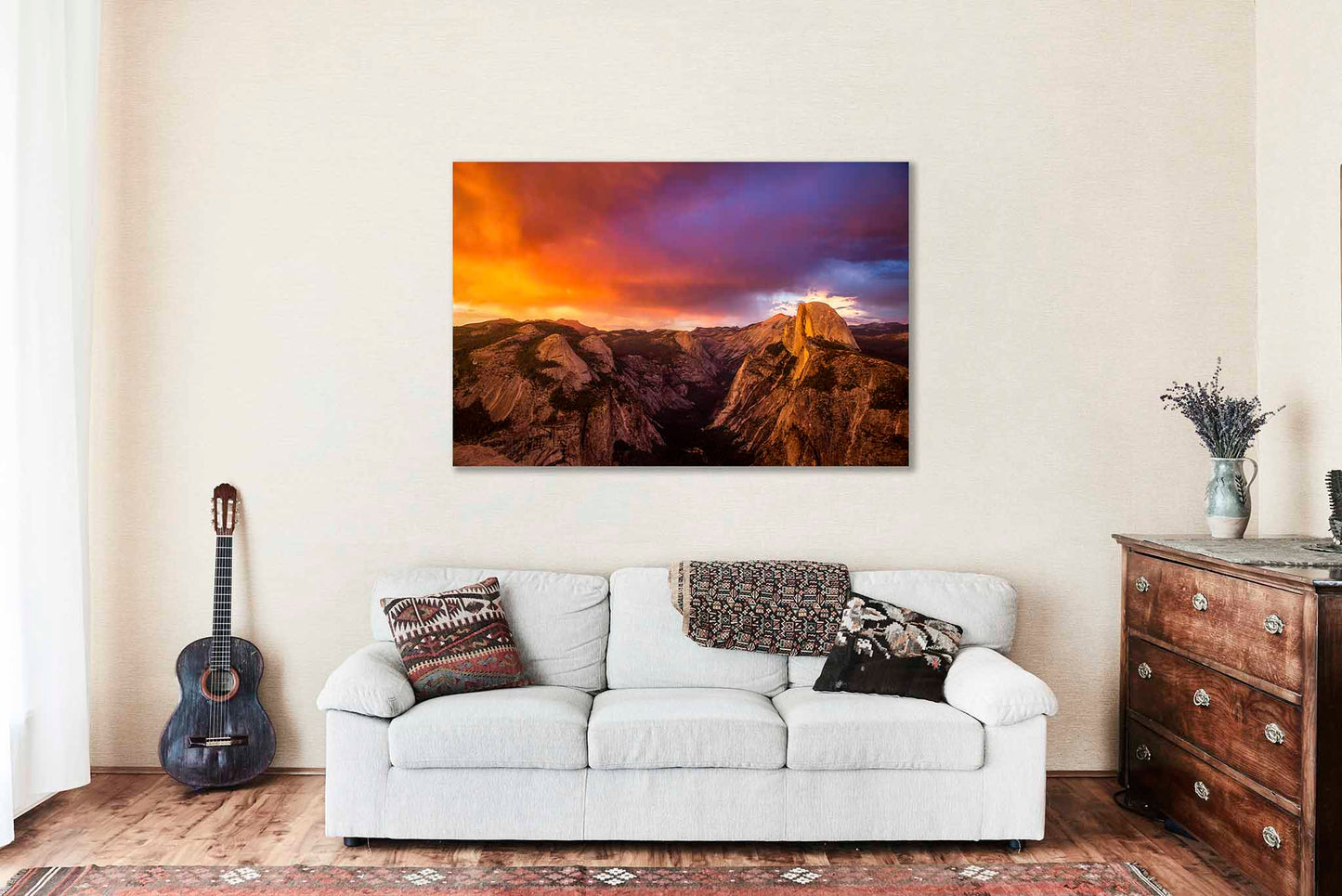 Half Dome Canvas | Yosemite National Park Gallery Wrap | Sierra Nevada Photography | California Landscape Wall Art | Nature Decor | Ready to Hang