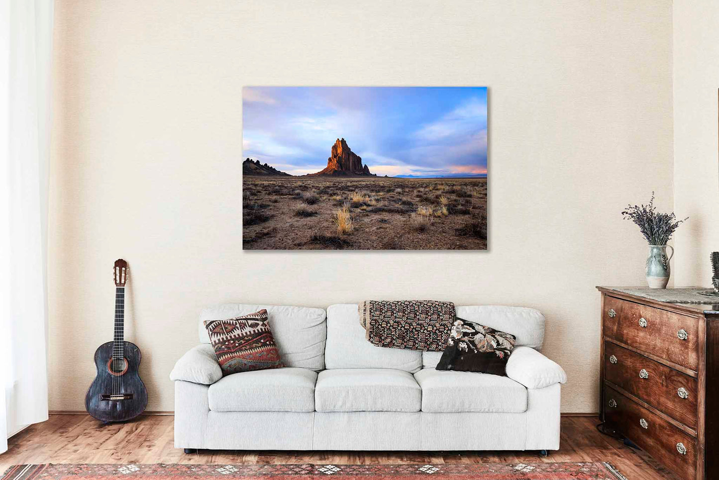 Shiprock Canvas | Four Corners Gallery Wrap | Navajo Land Photography | New Mexico Wall Art | Southwestern Decor | Ready to Hang