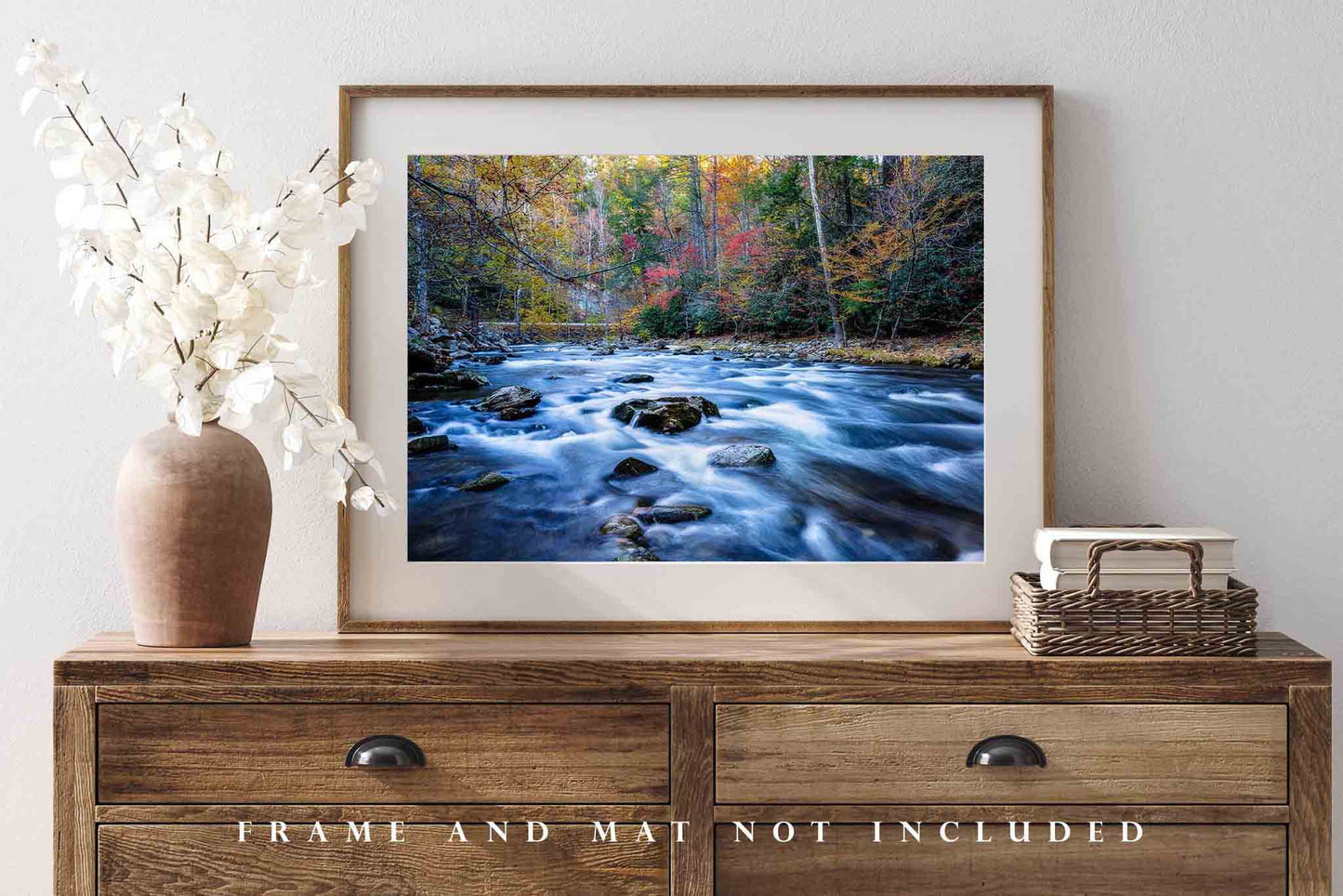 Fall in the Smokies - Print - Laurel Creek and Autumn Color in the Great Smoky Mountains of Tennessee