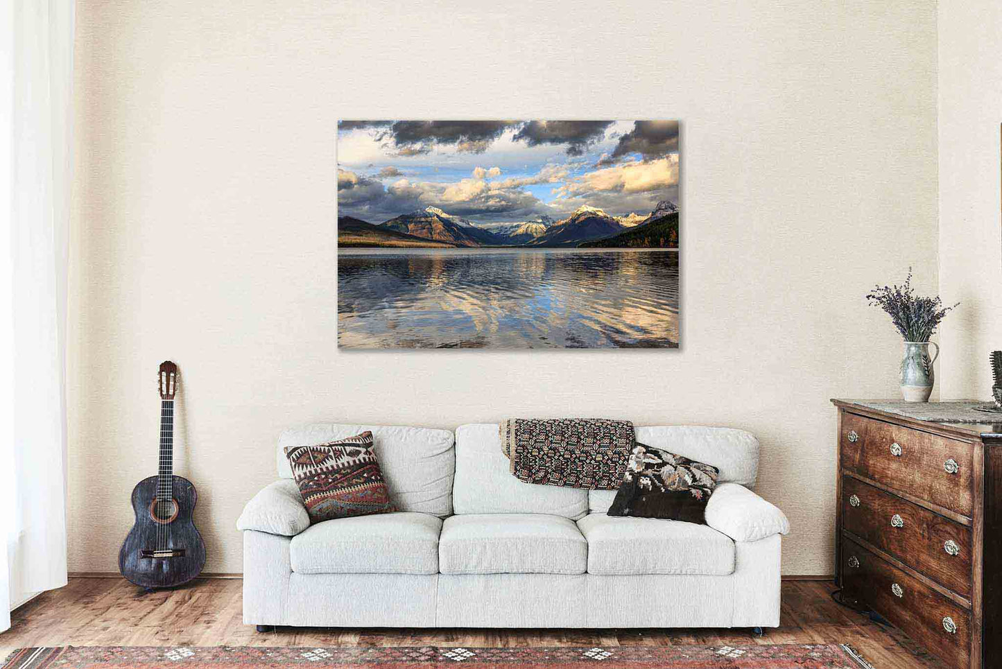 Lake McDonald Canvas | Glacier National Park Gallery Wrap | Rocky Mountain Photography | Montana Landscape Wall Art | Nature Decor | Ready to Hang