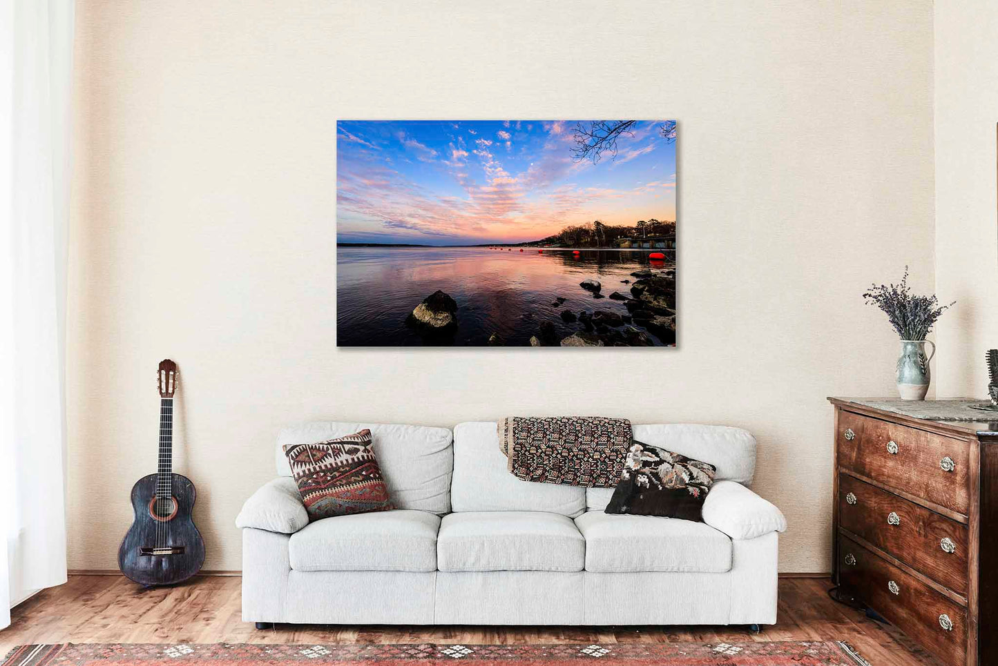 Grand Lake Metal Print | Sunset Photography | Oklahoma Wall Art | Landscape Photo | Vacation Decor | Ready to Hang