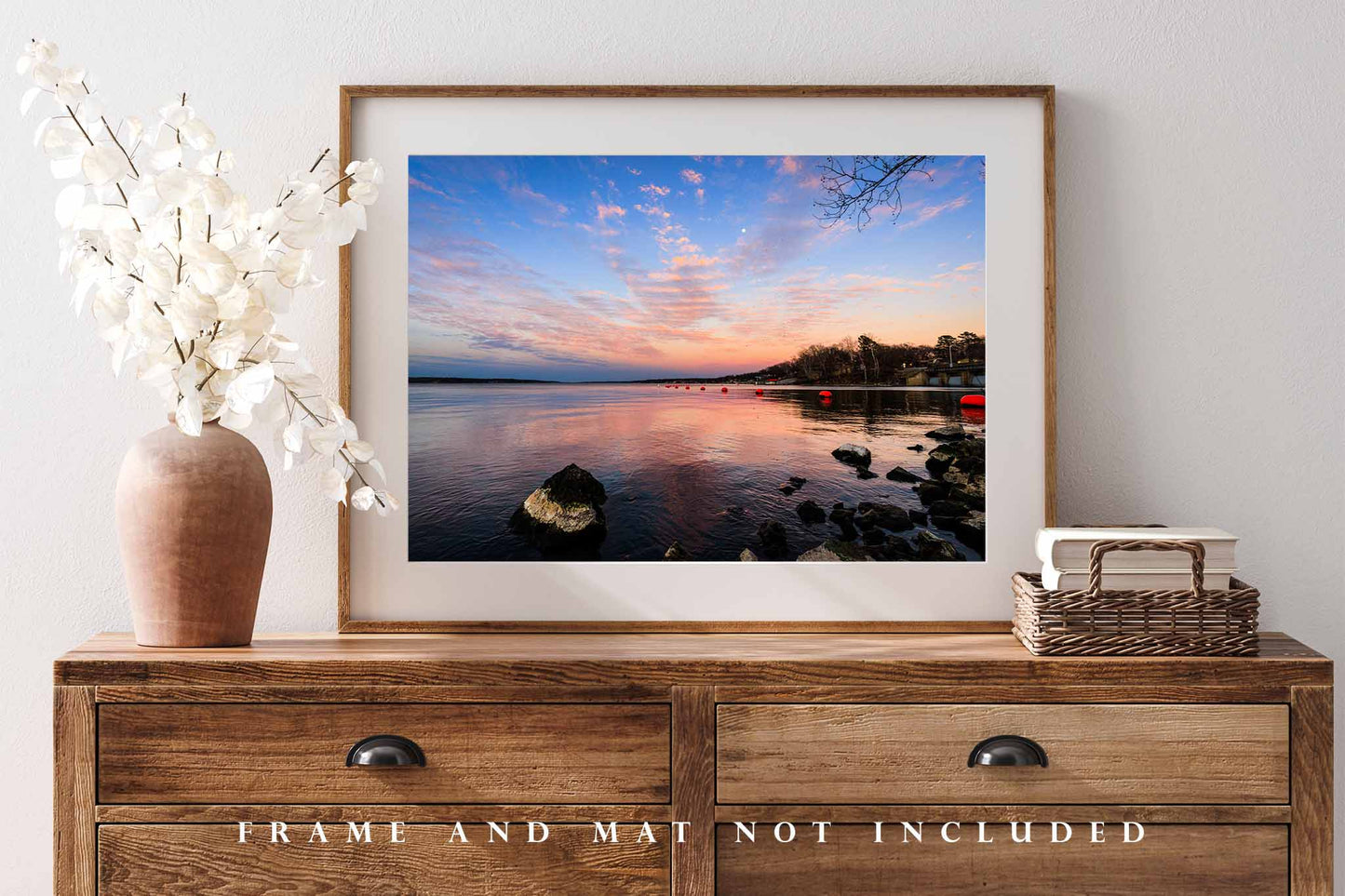 Grand Lake Photography Print | Sunset Picture | Oklahoma Wall Art | Peaceful Photo | Vacation Decor | Not Framed