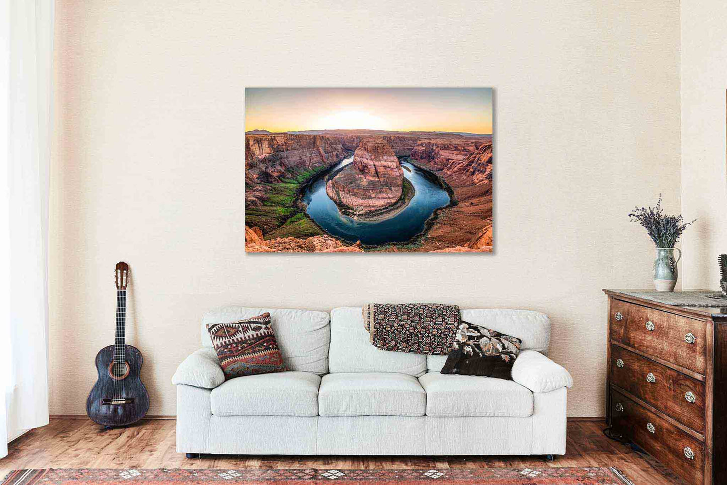 Horseshoe Bend Metal Print | Colorado River Photography | Desert Southwest Wall Art | Arizona Landscape Photo | Western Decor | Ready to Hang