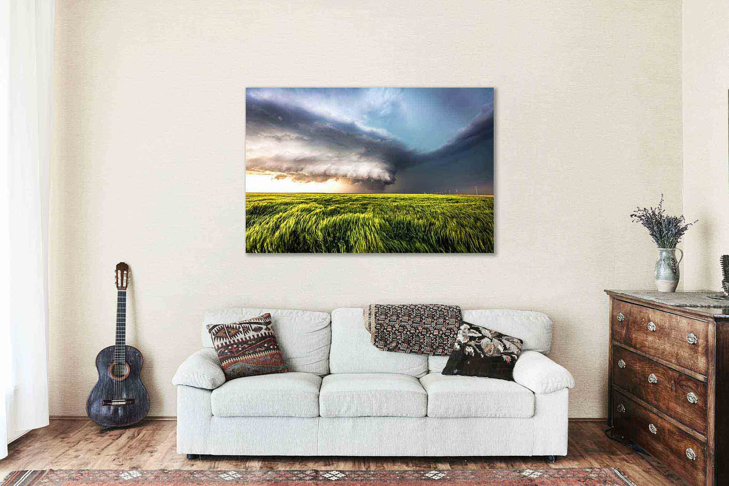 Supercell Thunderstorm Metal Print | Storm Photography | Kansas Wall Art | Weather Photo | Nature Decor | Ready to Hang
