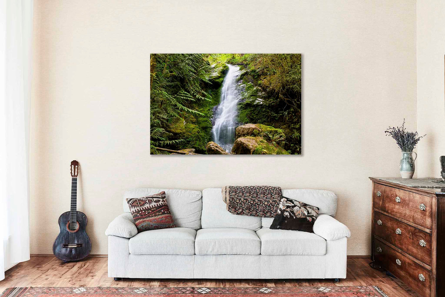Merriman Falls Metal Print | Waterfall Photography | Pacific Northwest Wall Art | Washington Landscape Photo | Nature Decor | Ready to Hang