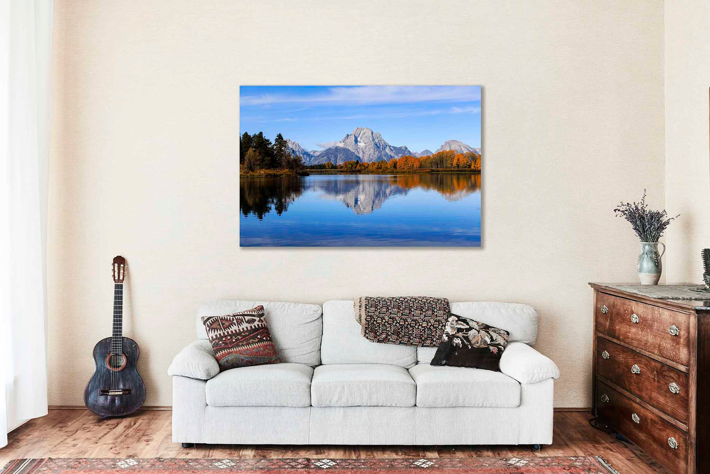 Grand Teton National Park Metal Print | Mount Moran Photography | Snake River Wall Art | Wyoming Photo | Rocky Mountain Decor | Ready to Hang