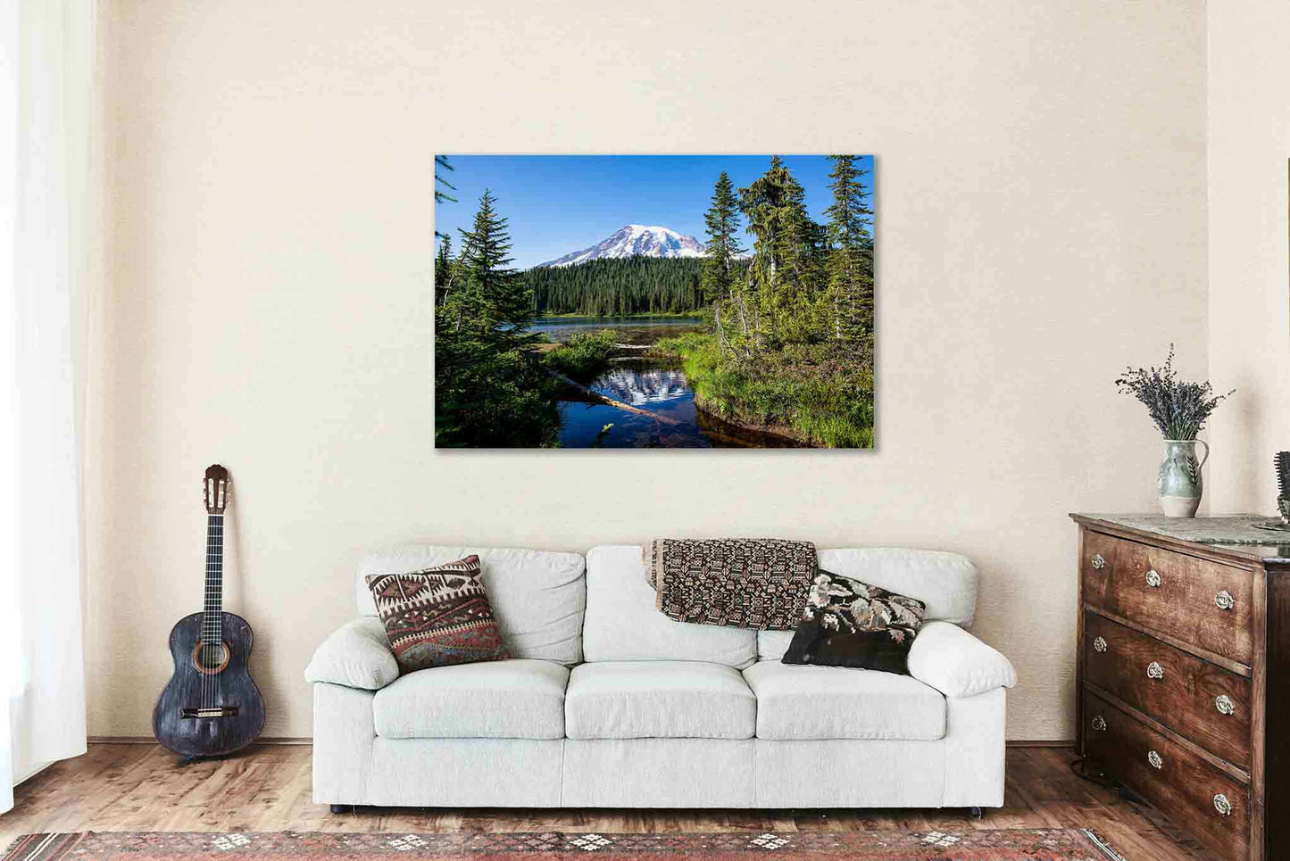 Mount Rainier Metal Print | Pacific Northwest Photography | Cascade Range Wall Art | Washington Landscape Photo | Nature Decor | Ready to Hang