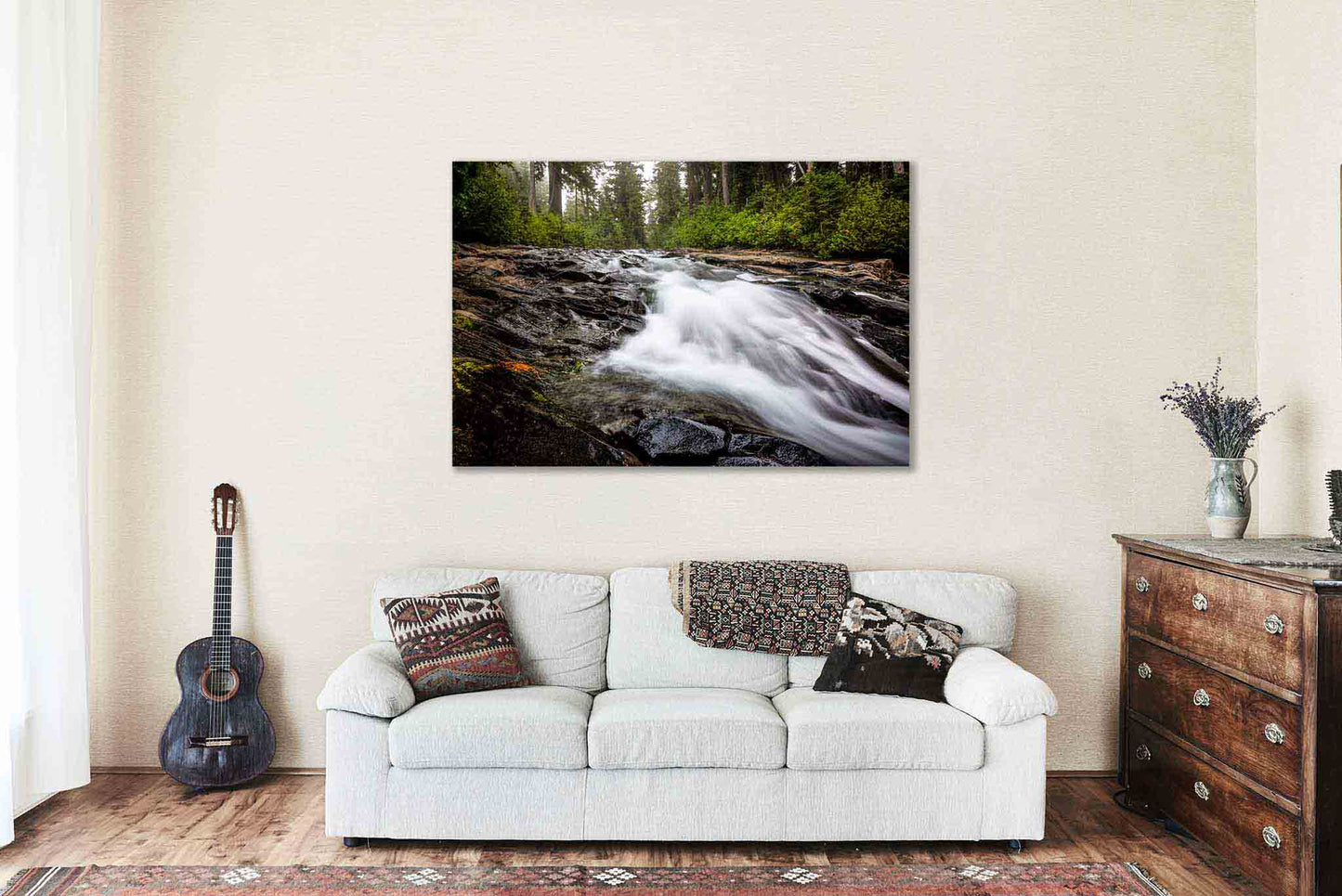 Paradise River Canvas | Mount Rainier National Park Gallery Wrap | Pacific Northwest Photography | Washington Wall Art | Nature Decor | Ready to Hang