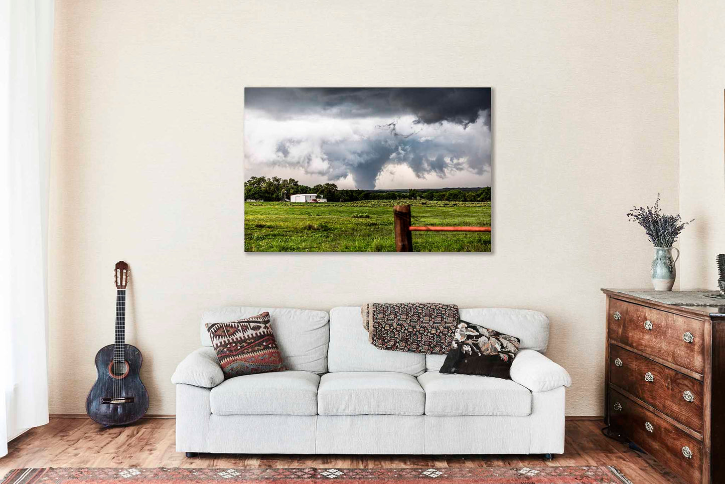 Tornado Canvas | Storm Gallery Wrap | Texas Photography | Weather Wall Art | Nature Decor | Ready to Hang