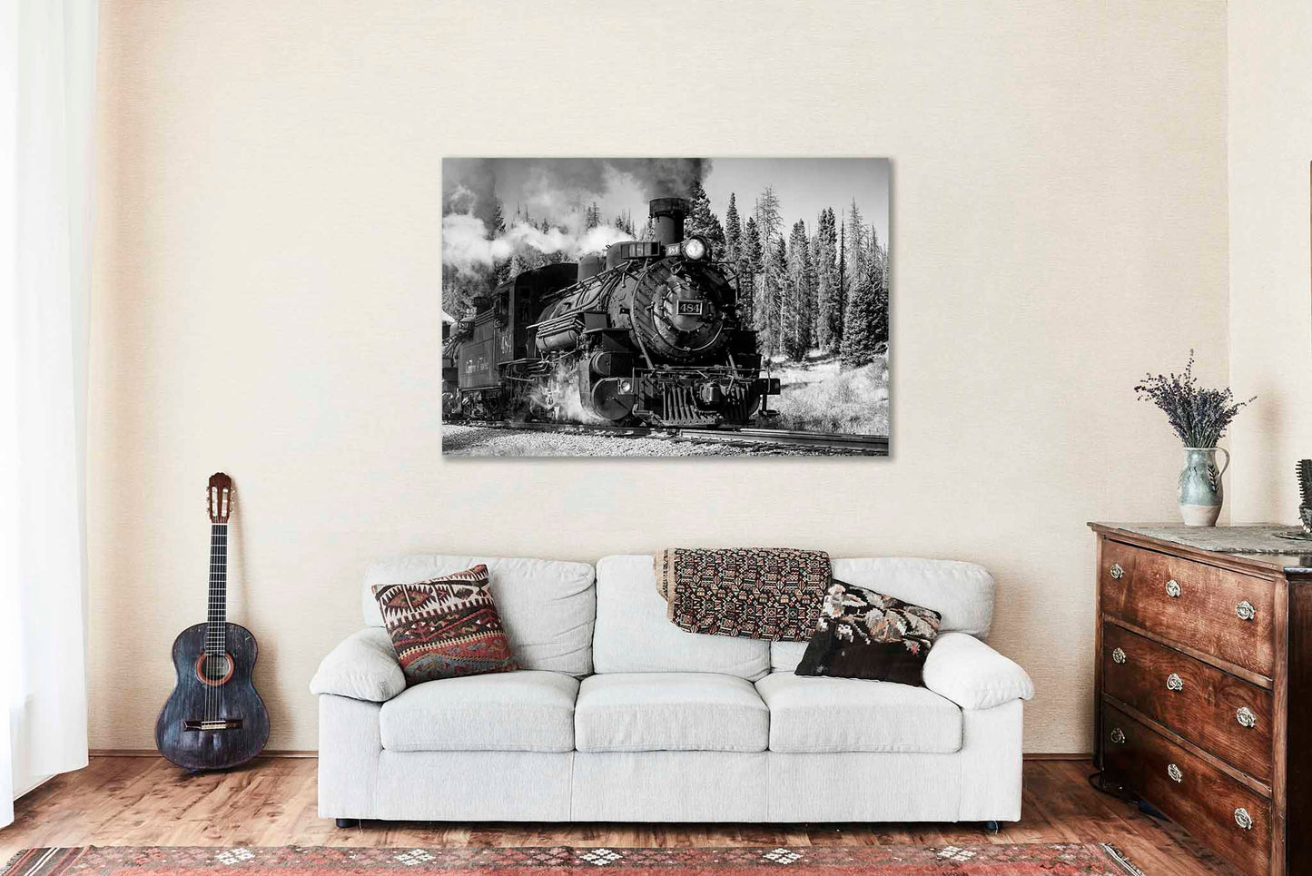Steam Engine Metal Print | Locomotive Photography | Train and Railfan Wall Art | Colorado Photo | Railroad Decor | Ready to Hang
