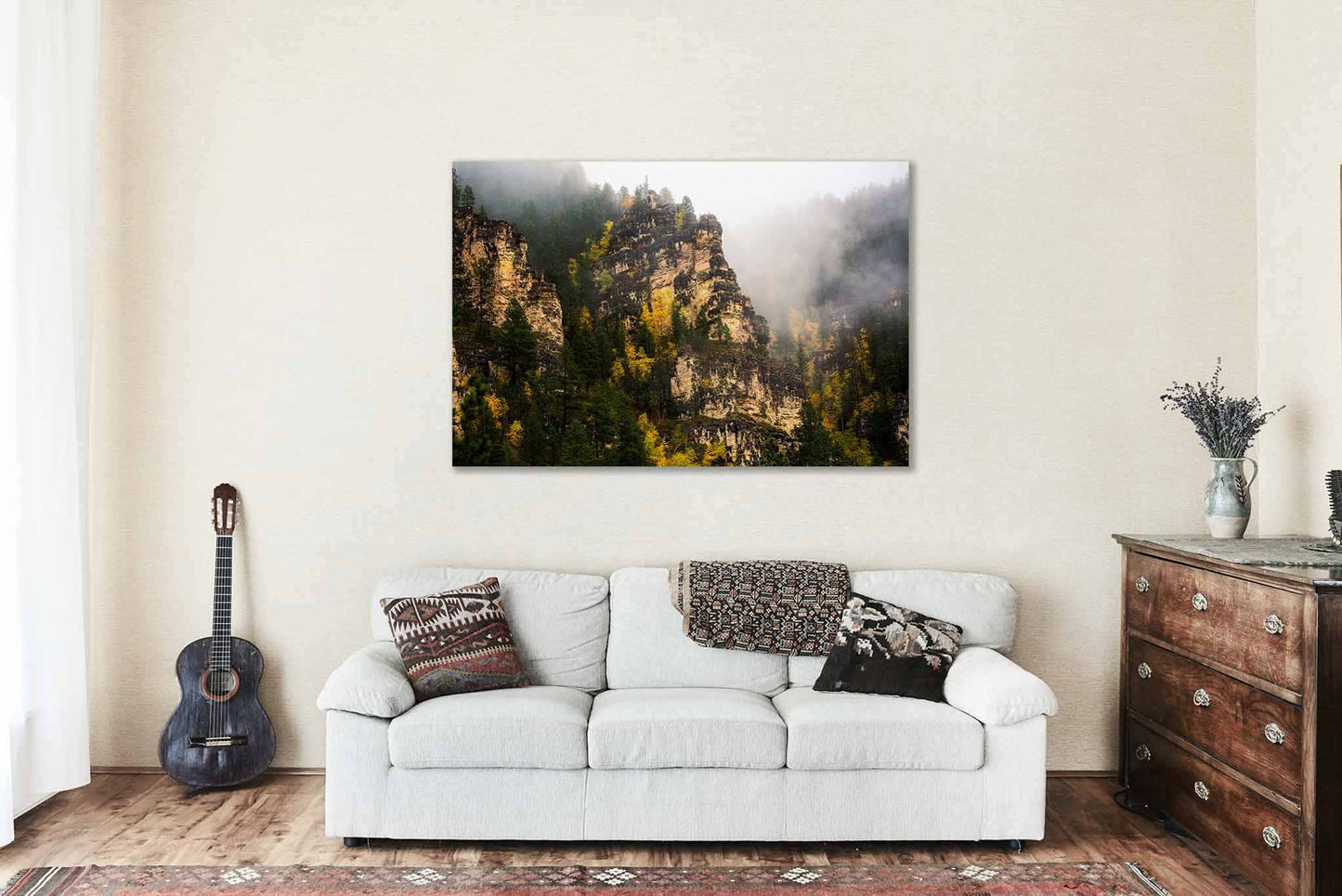 The Walls of Spearfish Canyon | Black Hills Landscape Canvas Wall Art | South Dakota Nature Photography