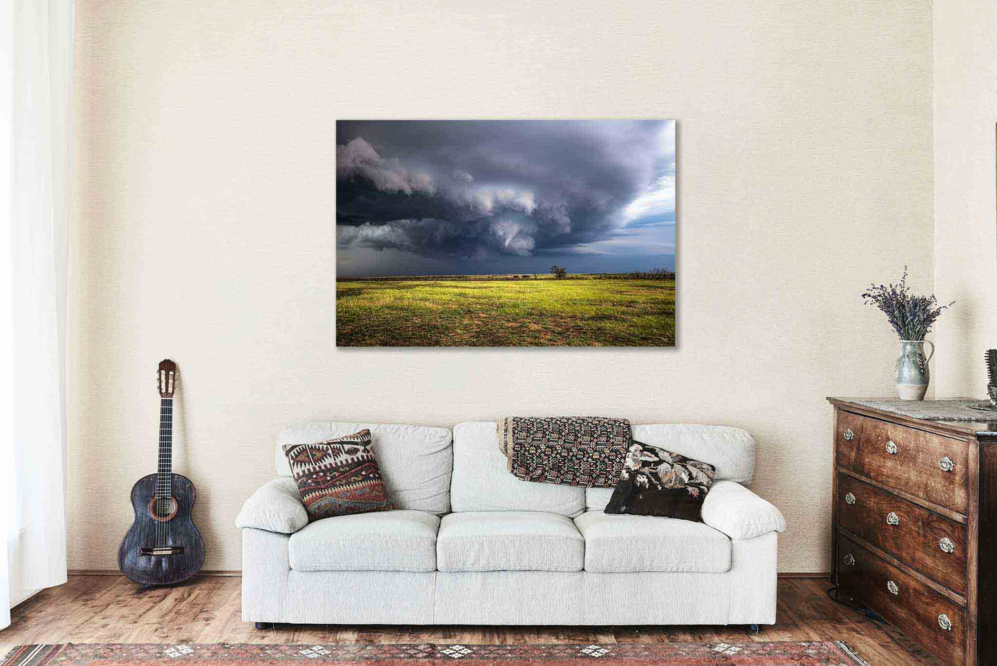 Tornado Metal Print | Funnel Cloud Photography | Storm Wall Art | Oklahoma Sky Photo | Weather Decor | Ready to Hang