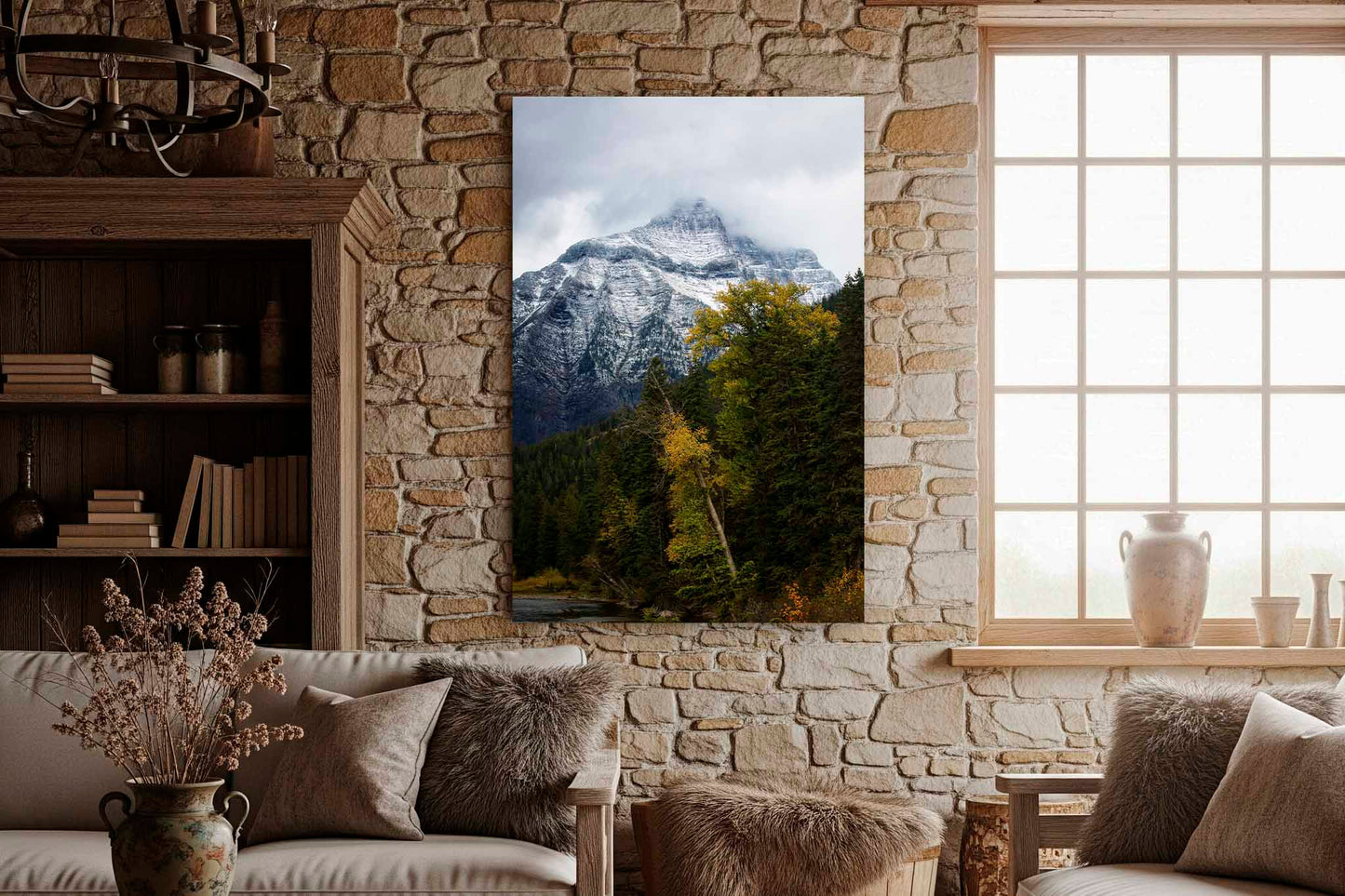 Glacier National Park Metal Print | Rocky Mountain Photography | Vertical Landscape Wall Art | Montana Photo | Nature Decor | Ready to Hang