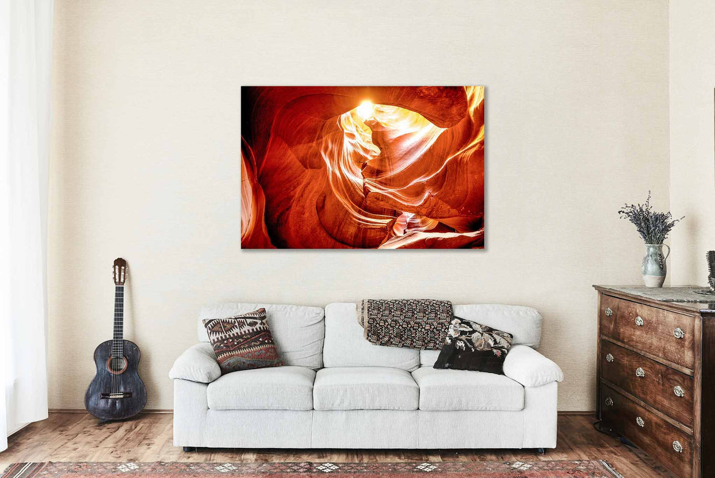 Antelope Canyon Canvas | Slot Canyon Gallery Wrap | Abstract Desert Photography | Arizona Wall Art | Southwestern Decor | Ready to Hang
