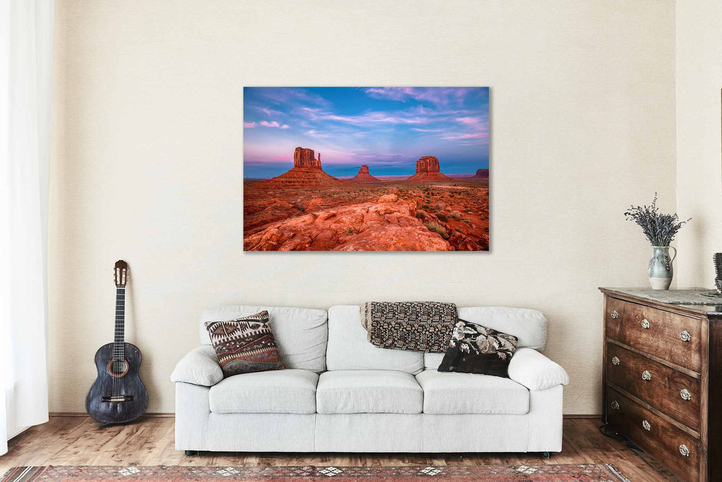 Monument Valley Canvas Wall Art | Arizona Utah Western Landscape Travel Desert Southwest Photography Decor