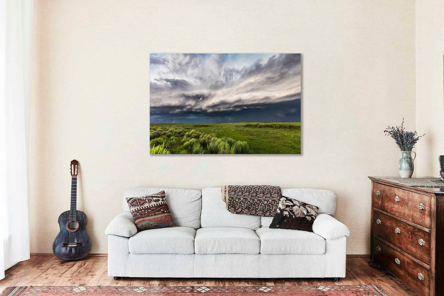 Great Plains Metal Print | Storm Photography | Thunderstorm Wall Art | Oklahoma Landscape Photo | Nature Decor | Ready to Hang
