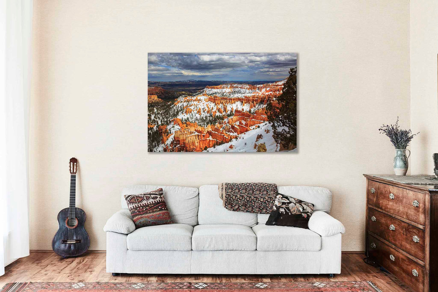 Bryce Canyon Metal Print | National Park Photography | Snowy Landscape Wall Art | Utah Photo | Nature Decor | Ready to Hang