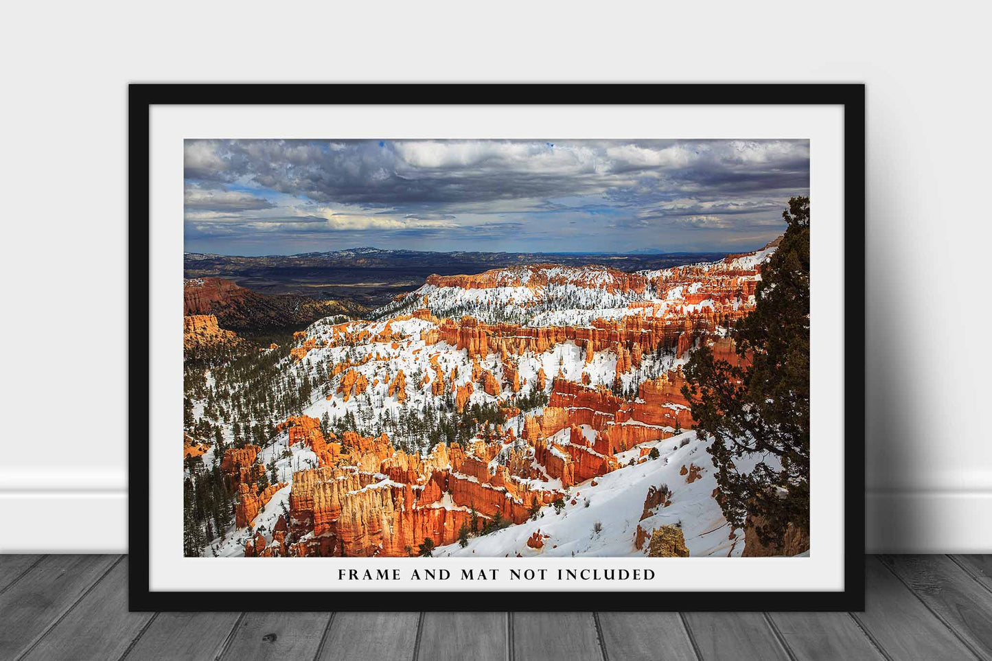 Southwestern Photography Print (Not Framed) Picture of Snow Covered Hoodoos in Bryce Canyon National Park Utah Western Wall Art Nature Decor