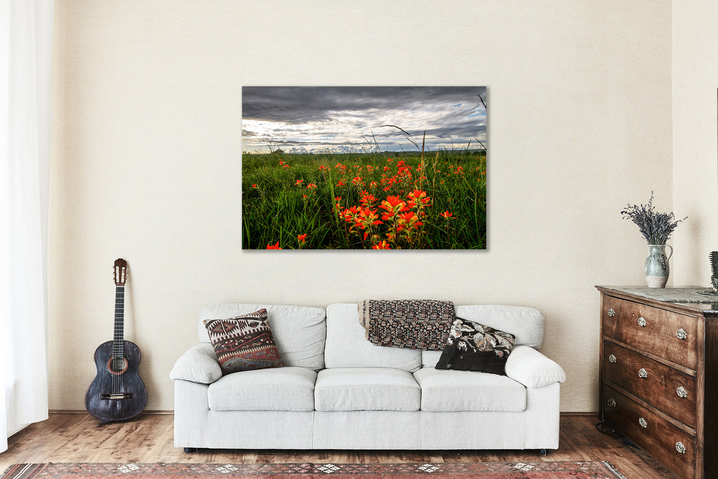 Indian Paintbrush Metal Print | Oklahoma Photography | Wildflower Wall Art | Flower Photo | Floral Decor | Ready to Hang