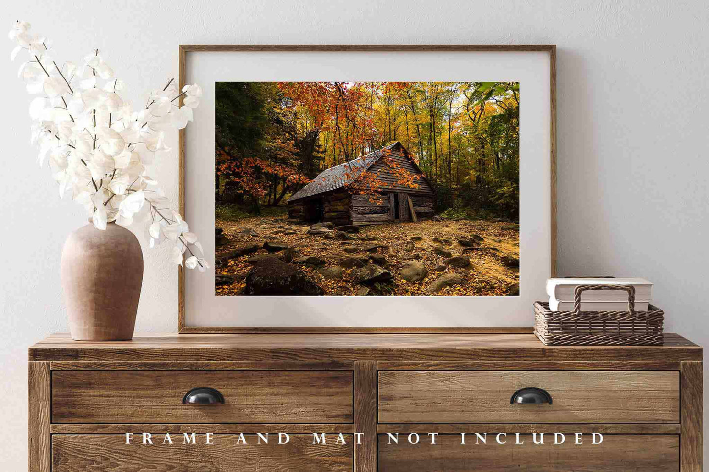 Rustic Barn Photography Print | Great Smoky Mountains Picture | Tennessee Wall Art | Gatlinburg Photo | Country Decor | Not Framed