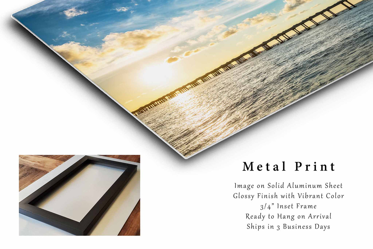 Destin Bridge Metal Print | Gulf Coast Photography | Travel and Vacation Wall Art | Florida Photo | Coastal Decor | Ready to Hang