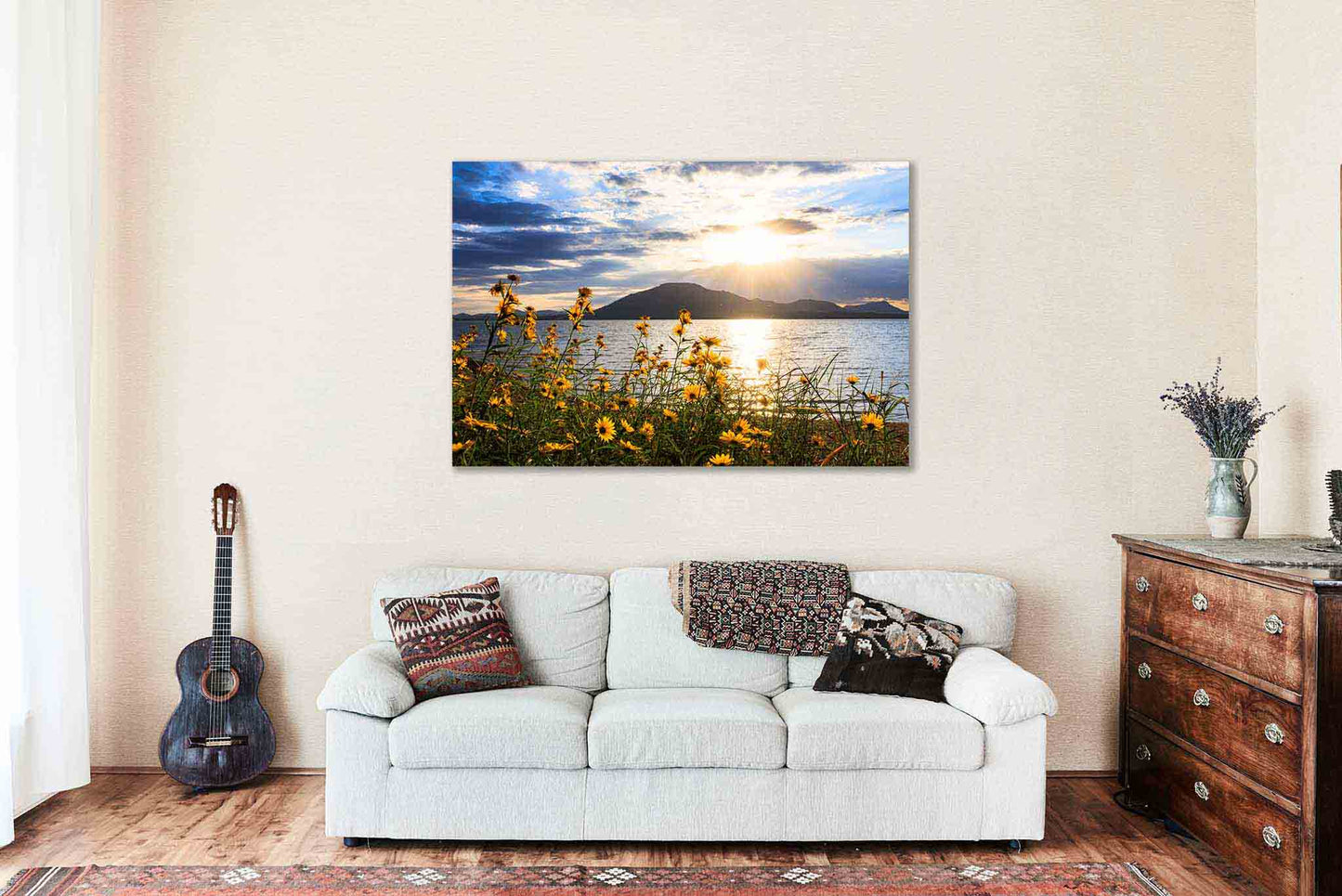 Wichita Mountains Canvas | Mount Scott Gallery Wrap | Lake Lawtonka Photography | Oklahoma Landscape Wall Art | Nature Decor | Ready to Hang