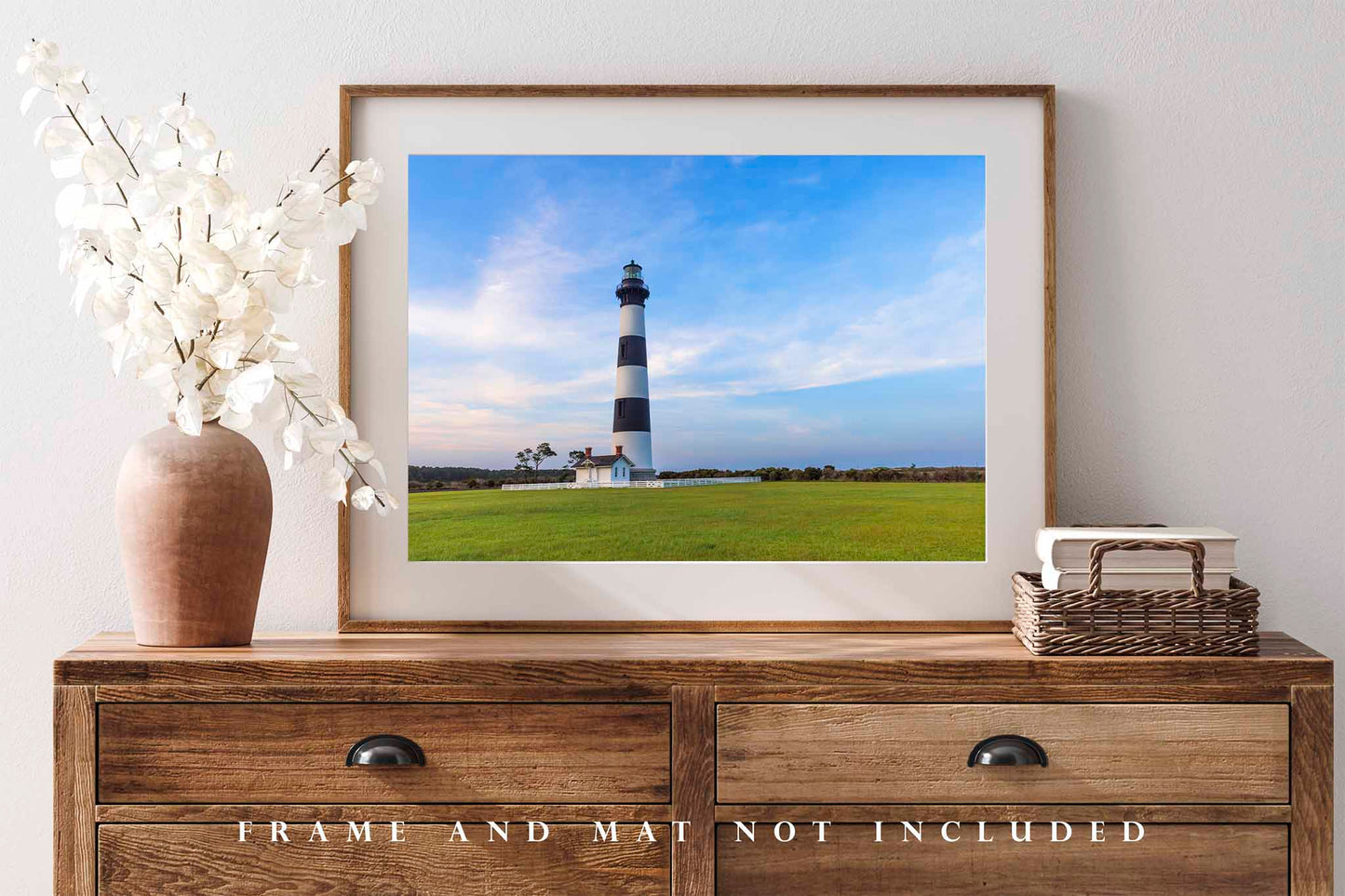 Bodie Island Lighthouse Photography Print | Outer Banks Picture | Atlantic Coast Wall Art | OBX North Carolina Photo | Coastal Decor | Not Framed