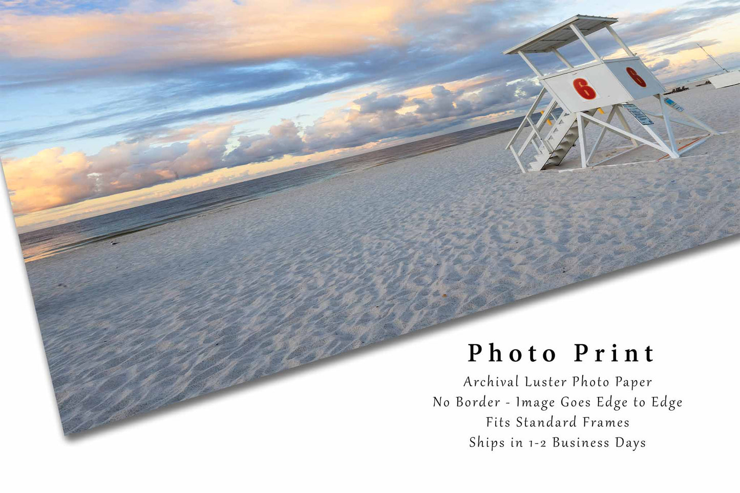 Lifeguard Tower Photography Print | Beach Picture | Gulf Coast Wall Art | Alabama Photo | Coastal Decor | Not Framed