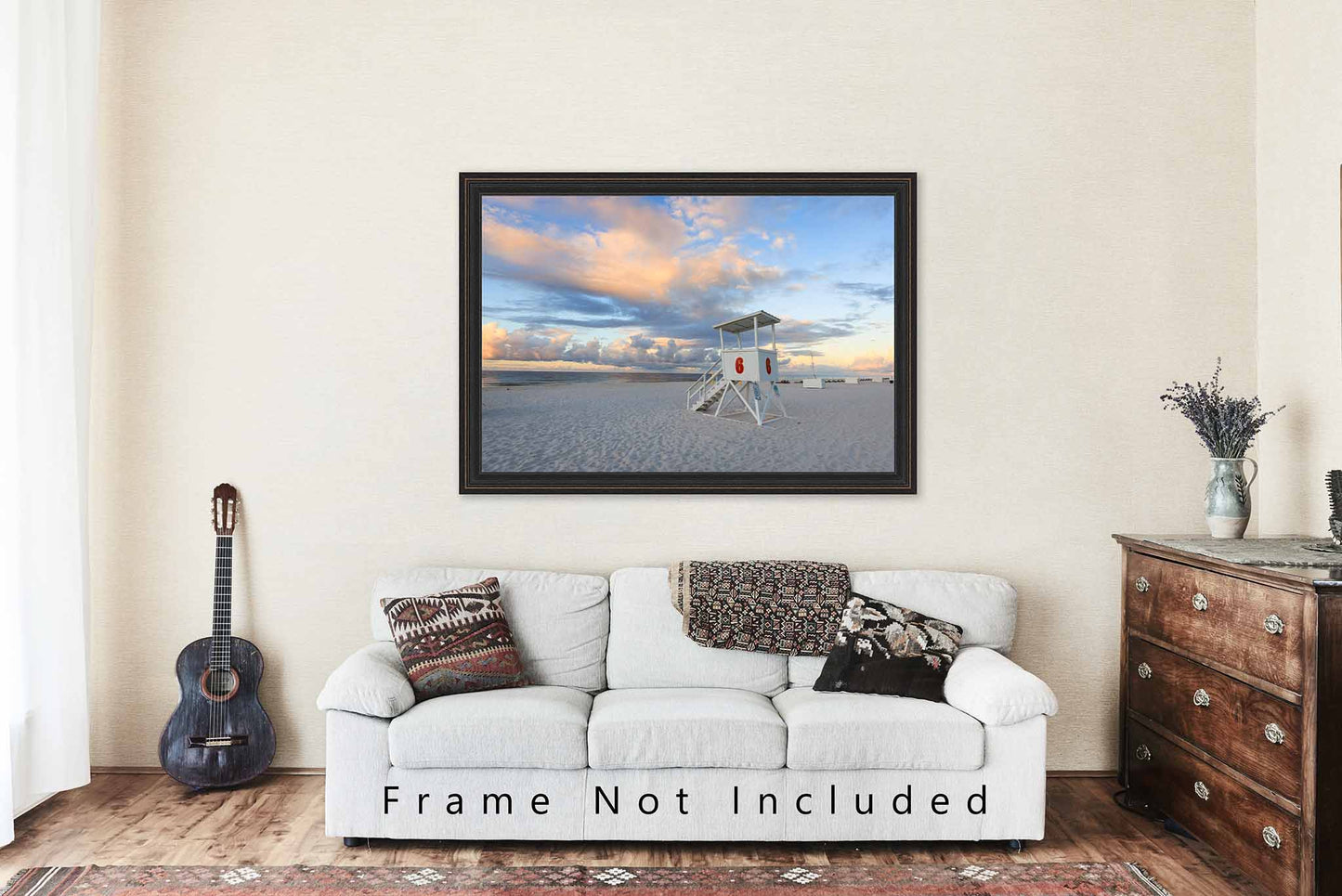 Lifeguard Tower Photography Print | Beach Picture | Gulf Coast Wall Art | Alabama Photo | Coastal Decor | Not Framed