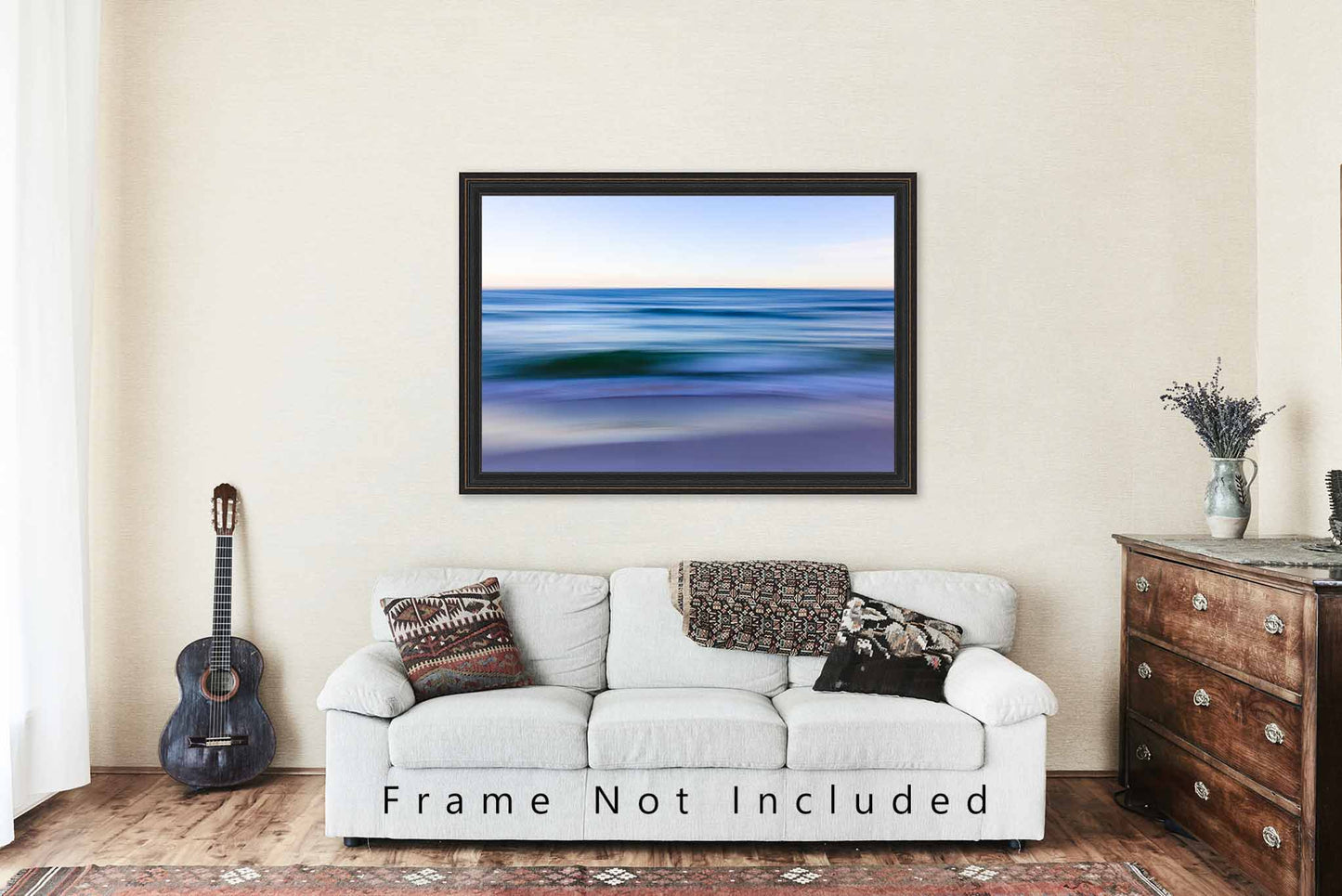 Coastal Photo Print | Abstract Water and Sky Picture | Alabama Wall Art | Gulf Coast Photography | Nautical Seascape Decor