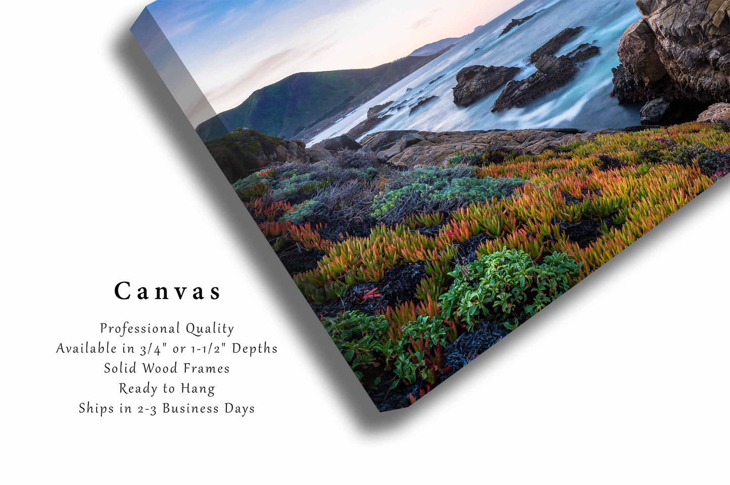 Big Sur Canvas | Pacific Coast Gallery Wrap | Highway 1 Photography | California Seascape Wall Art | Coastal Decor | Ready to Hang