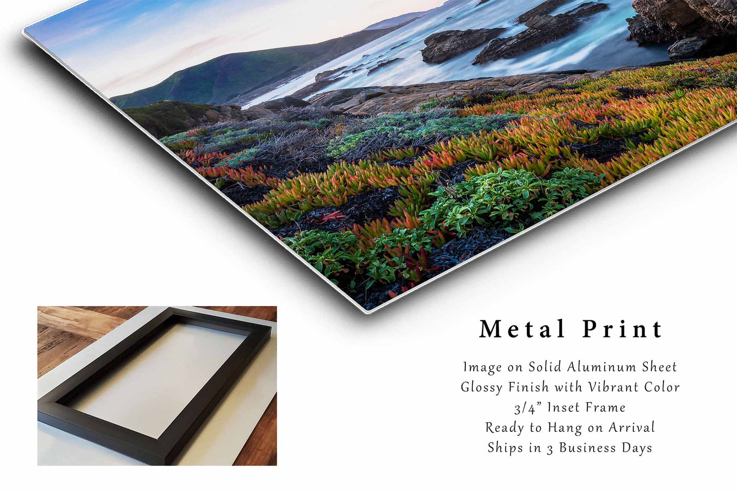 Big Sur Metal Print | Pacific Coast Photography | Highway 1 Wall Art | California Seascape Photo | Coastal Decor | Ready to Hang