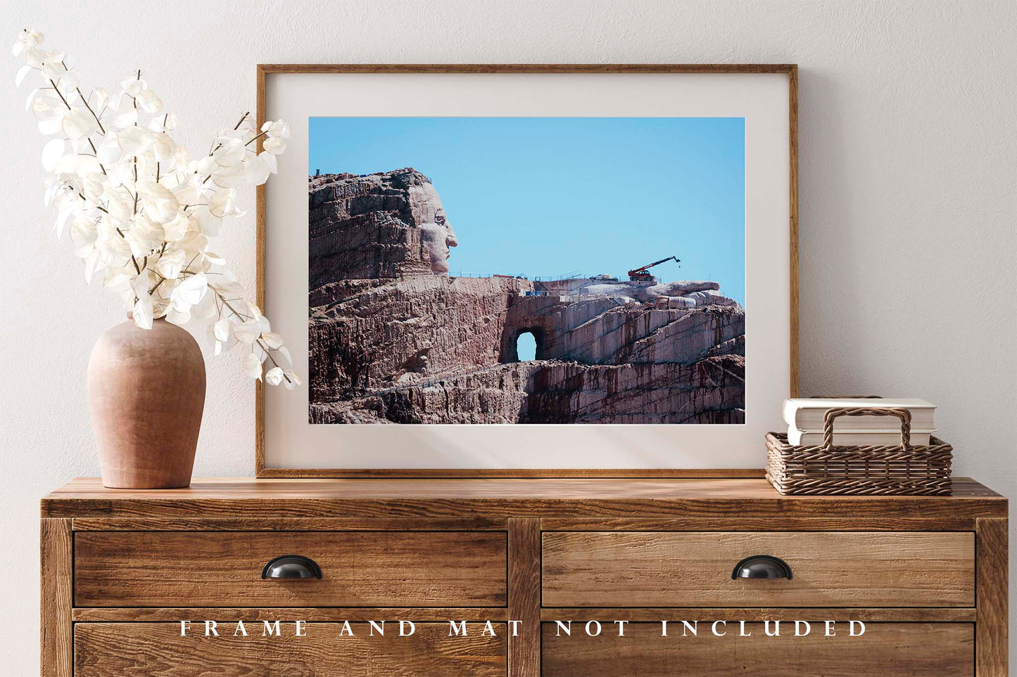 Crazy Horse Memorial Photography Print | Black Hills Picture | Sioux Indian Wall Art | South Dakota Photo | Native American Decor | Not Framed