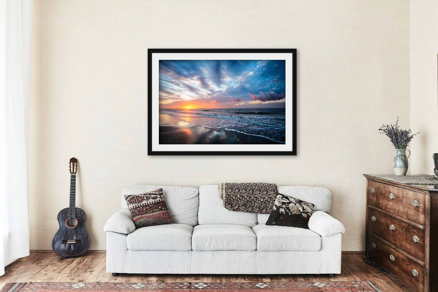 Coastal Framed and Matted Print | Hilton Head Island Photo | South Carolina Decor | Beach Photography | Ocean Wall Art | Ready to Hang