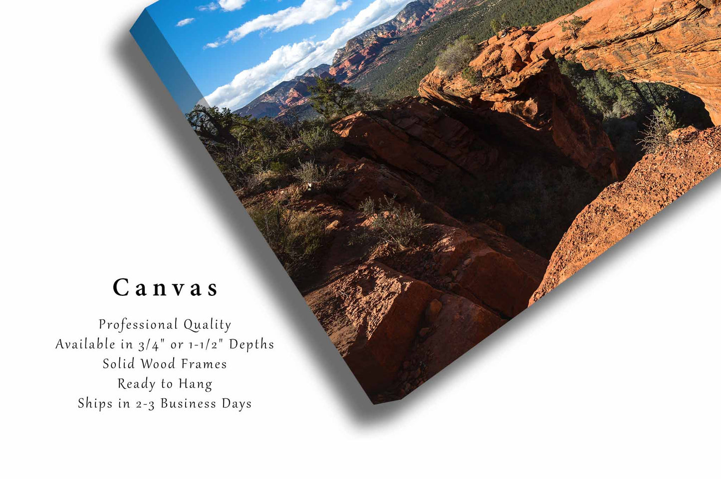 Devils Bridge Canvas | Sedona Gallery Wrap | Desert Photography | Arizona Landscape Wall Art | Southwest Decor | Ready to Hang