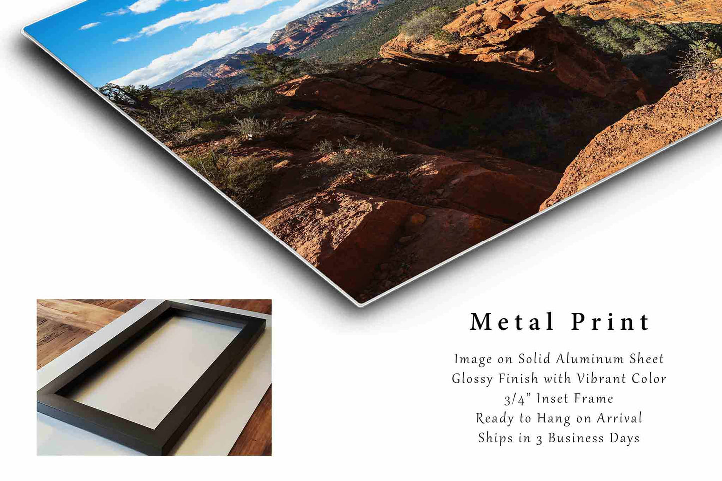 Devils Bridge Metal Print | Sedona Photography | Desert Wall Art | Arizona Landscape Photo | Southwest Decor | Ready to Hang