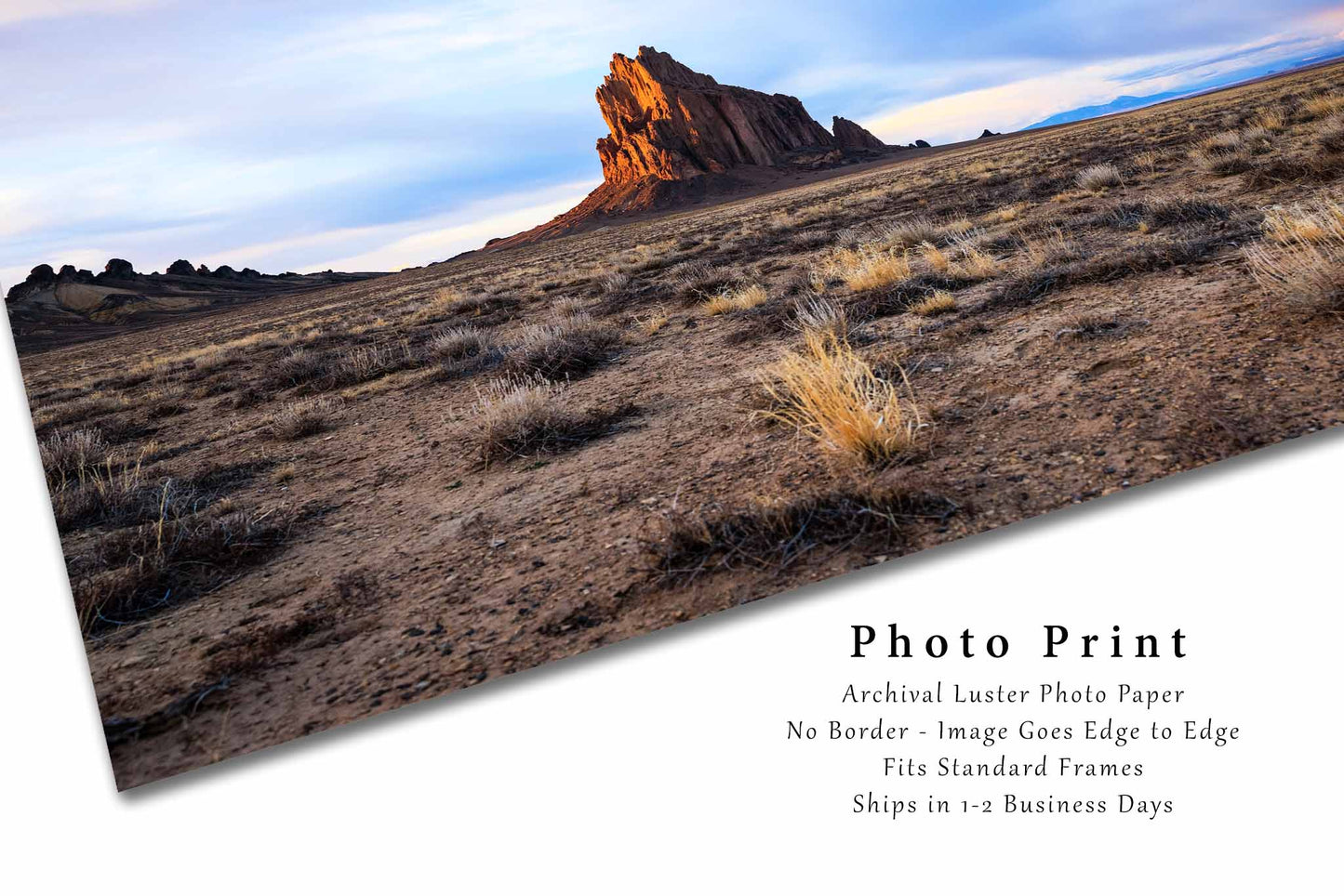 Shiprock Photography Print | Four Corners Picture | Navajo Land Wall Art | New Mexico Photo | Southwestern Decor | Not Framed