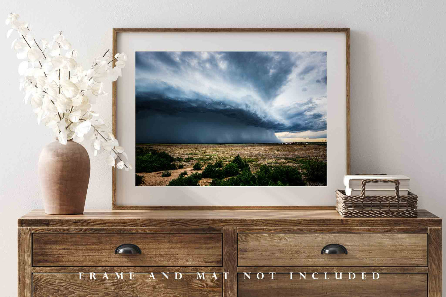 Storm Photo Print | Drought Busting Thunderstorm Picture | Kansas Wall Art | Rain Photography | Great Plains Decor