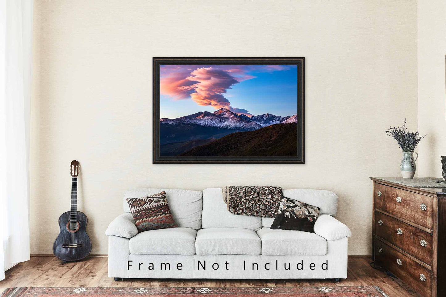 Longs Peak Photography Print | Rocky Mountains Picture | Western Wall Art | Colorado Landscape Photo | Nature Decor | Not Framed