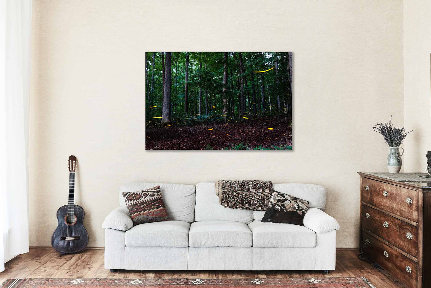 Fireflies Metal Print | Lightning Bug Photography | Woodland Forest Wall Art | Tennessee Photo | Nature Decor | Ready to Hang