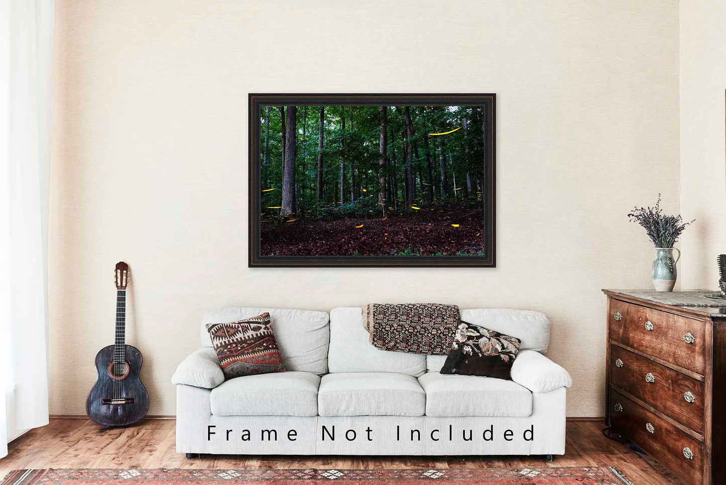 Fireflies Photography Print | Lightning Bug Picture | Woodland Forest Wall Art | Tennessee Photo | Nature Decor | Not Framed