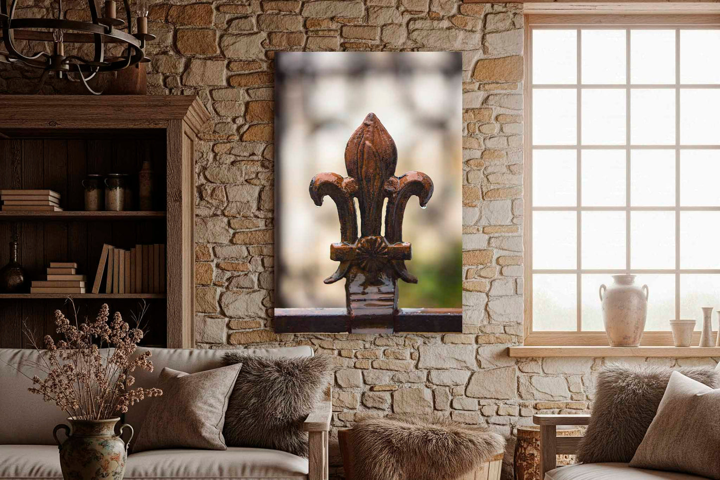 Fleur de Lis Metal Print | NOLA Photography | Vertical New Orleans Wall Art | Louisiana Photo | French Quarter Decor | Ready to Hang