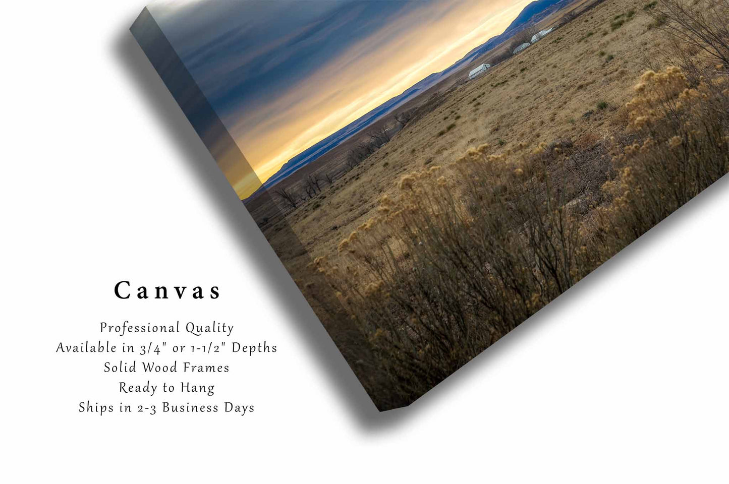 Forever West | Sunrise Over Mountains Canvas Wall Art | Raton New Mexico Landscape Photography