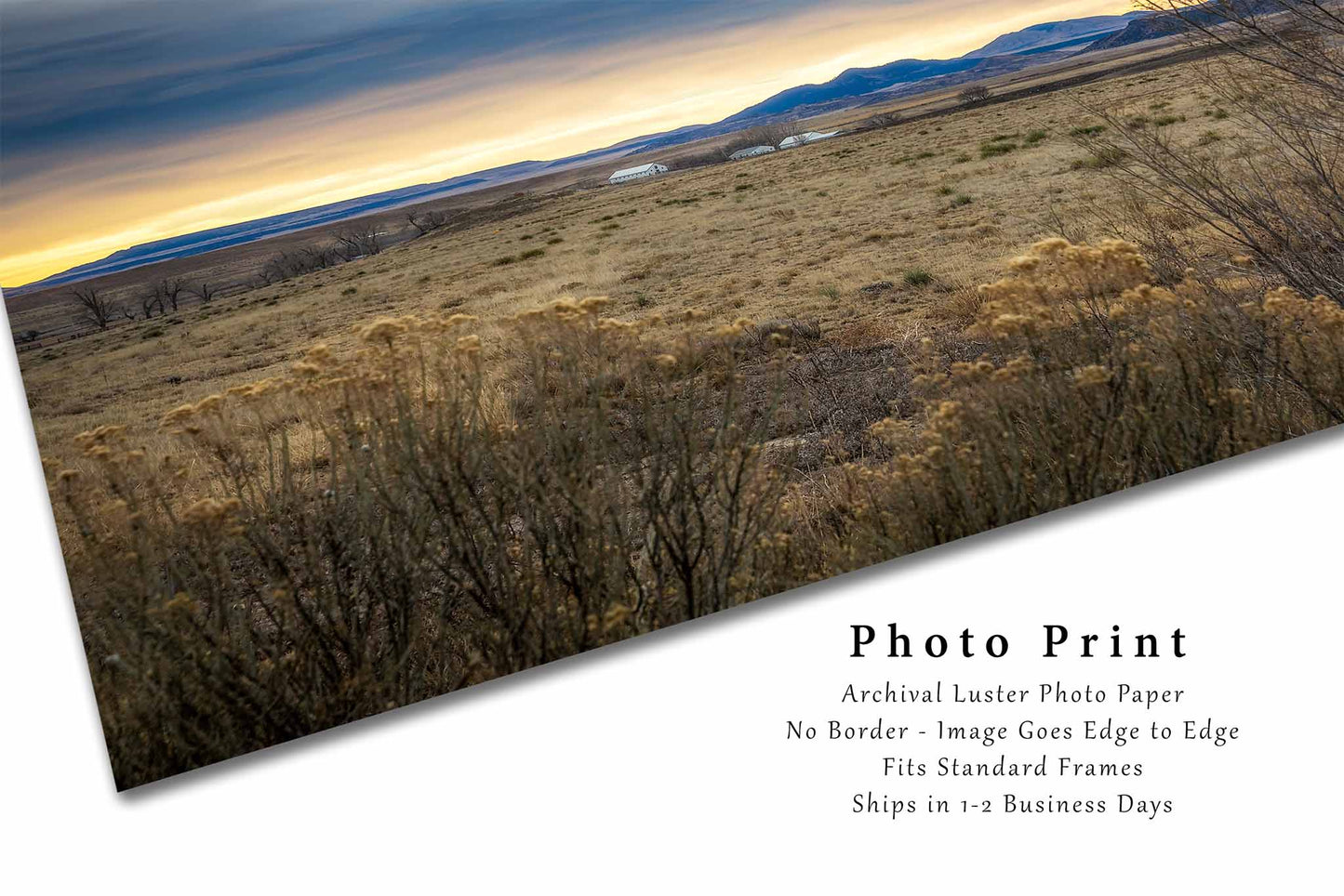 Rocky Mountains Photography Print | Raton New Mexico Scenic Western Landscape Western Wall Art Decor | Unframed