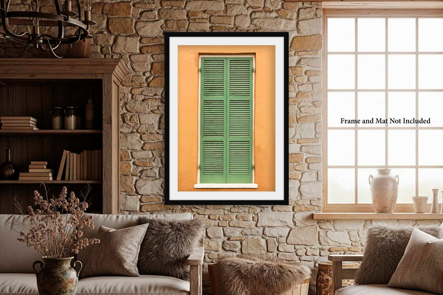 French Quarter Photography Print | Vertical Shutters Picture | New Orleans Wall Art | Louisiana Photo | Architecture Decor | Not Framed