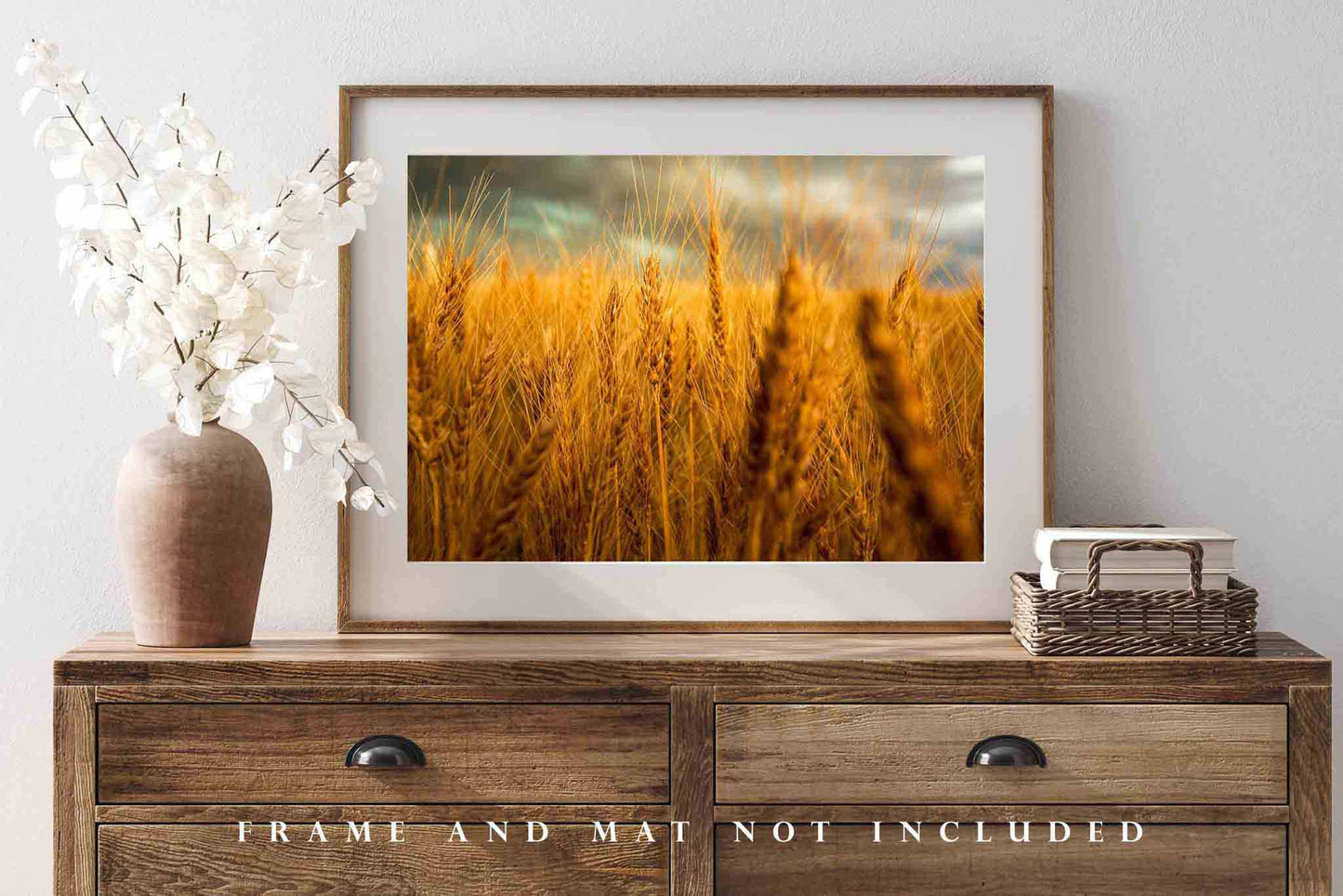 Golden Wheat Field Photography Print | Farm Picture | Country Wall Art | Colorado Photo | Farmhouse Decor | Not Framed