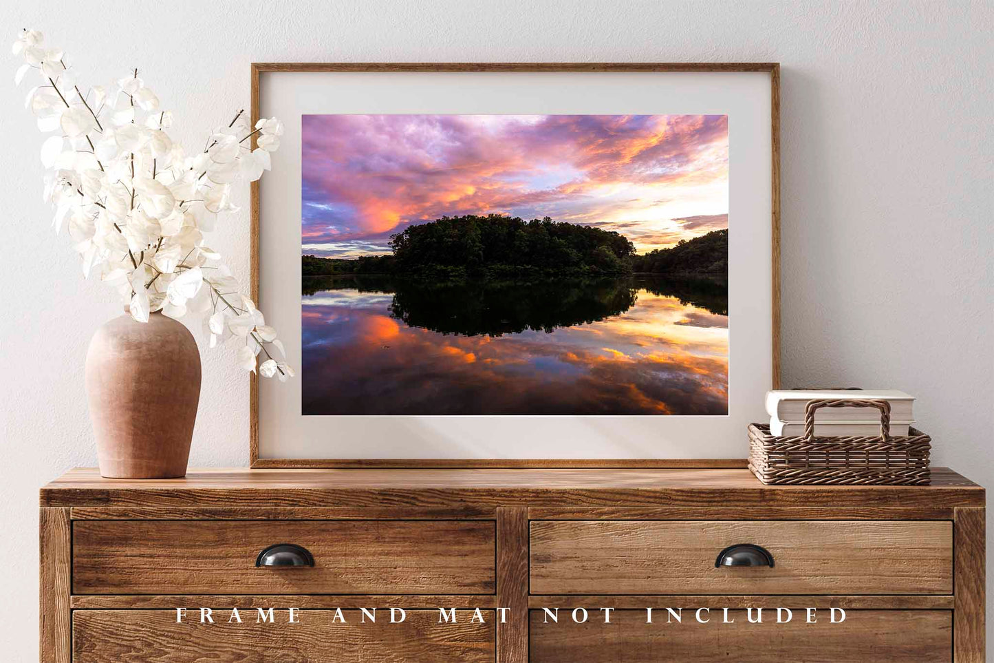 Lake Woodhaven Photography Print | Reflection Picture | Appalachian Wall Art | Tennessee Landscape Photo | Nature Decor | Not Framed