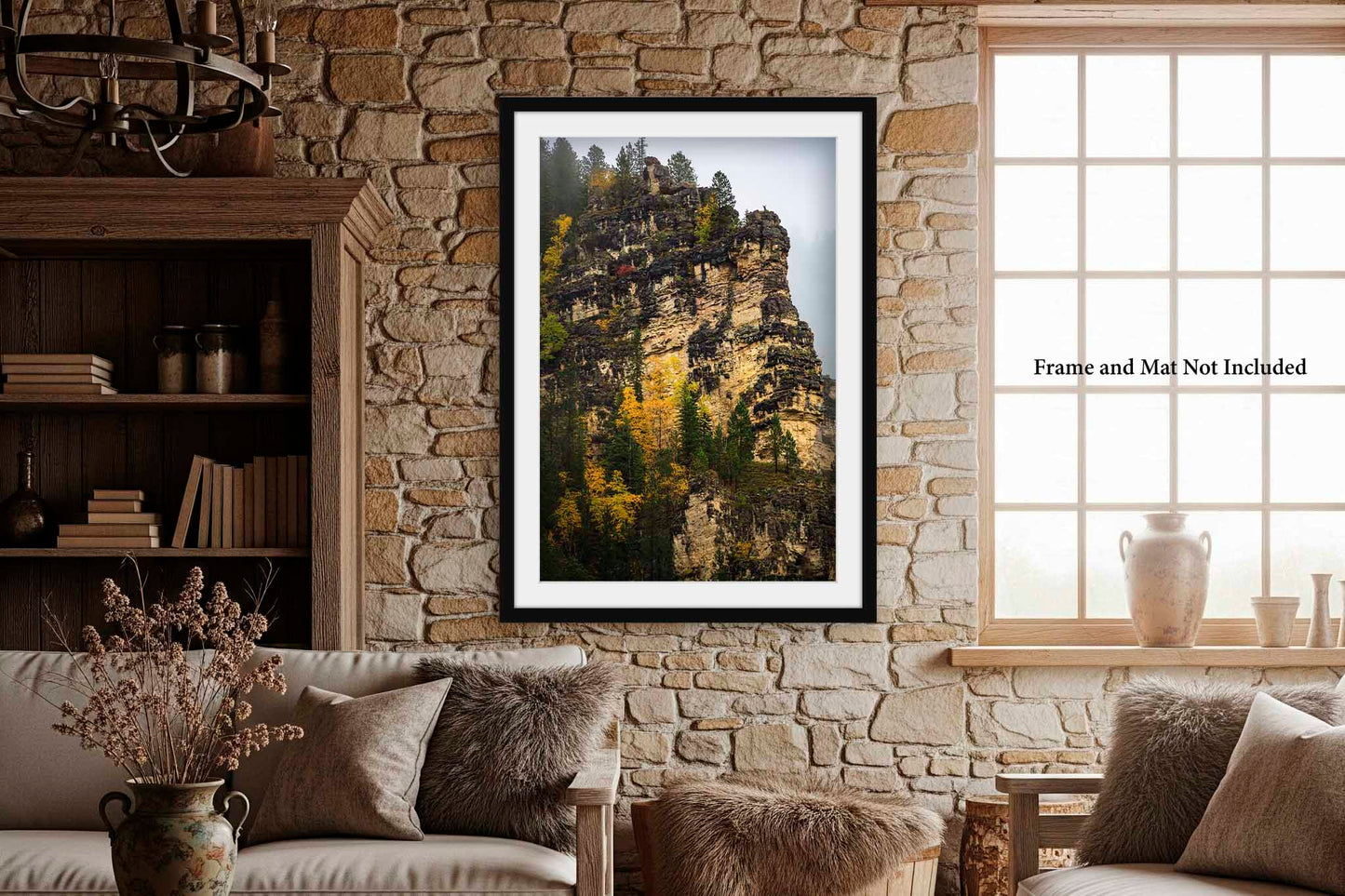 Spearfish Canyon Photography Print | Vertical Black Hills Picture | Western Wall Art | South Dakota Photo | Nature Decor | Not Framed